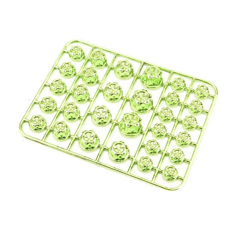 30-piece set of coloured ABS plastic screw caps for motorcycle engine modification covering