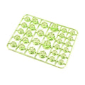 30-piece set of coloured ABS plastic screw caps for motorcycle engine modification covering