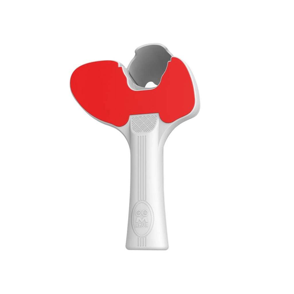 Red and blue silicone hand grip accessory for Pico 4 VR controller.