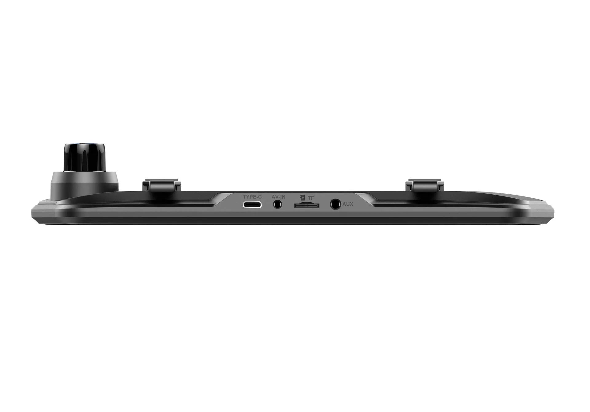 Dual-lens car driving recorder with 9.66 inch touch screen mounted on vehicle rearview mirror