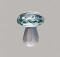 Crystal mushroom decorative ornament in modern simple geometry style measuring 40mm by 53mm