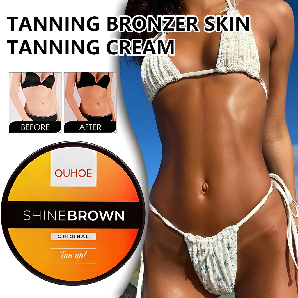 Tanning cream and aloe vera after sun gel set in 50g and 100g sizes