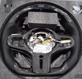 Black carbon fibre BMW steering wheel with LED lighting for X3 X5 models