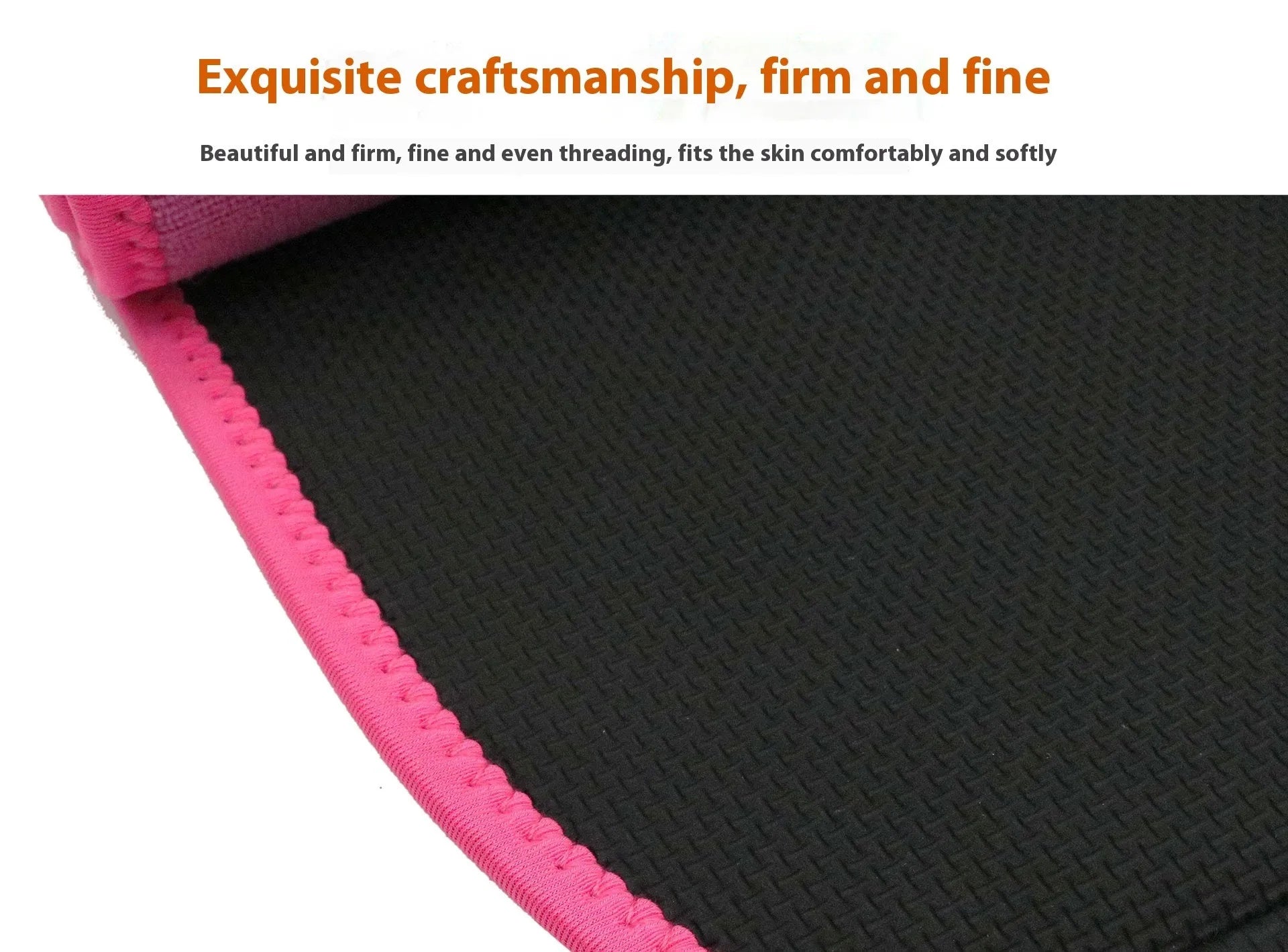 Neoprene lumbar support belt in black colour showing adjustable waist strap for sports and fitness activities