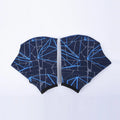 Green print duck feet webbed swimming gloves for outdoor water activities