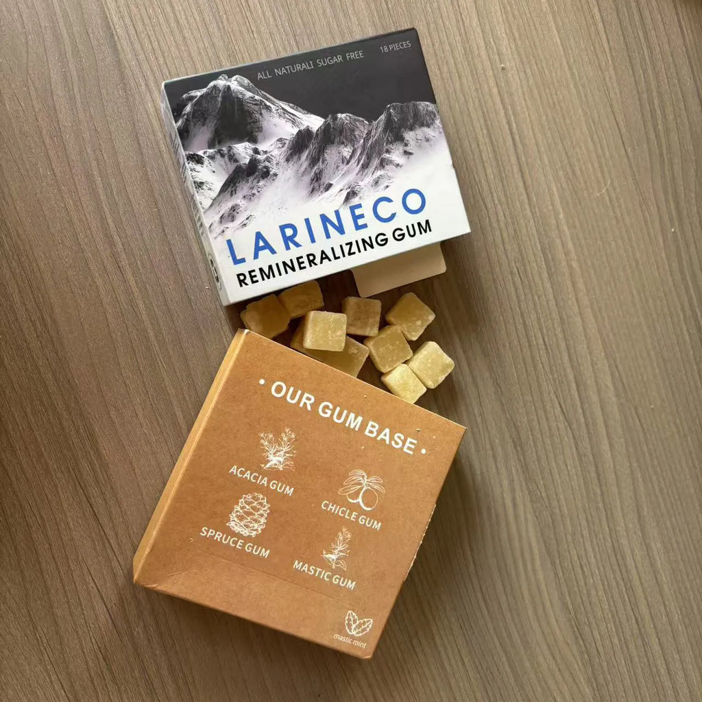 Box of frankincense mint supplement capsules showing 18 pieces with frankincense and peppermint ingredients