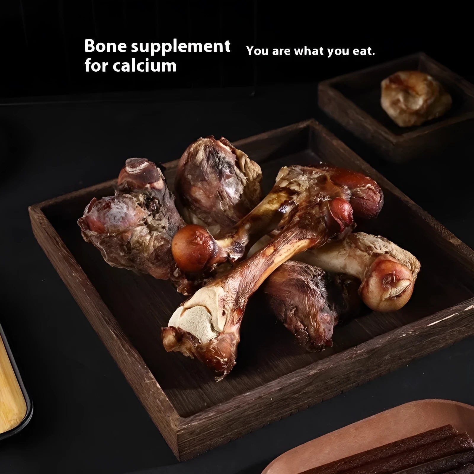 Ox bone flavoured puppy dental chew for teeth cleaning and calcium supplementation in three sizes