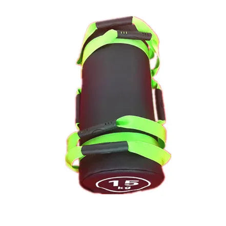 Fitness Energy Sack Power Bag weight training sandbag in flat white leather finish