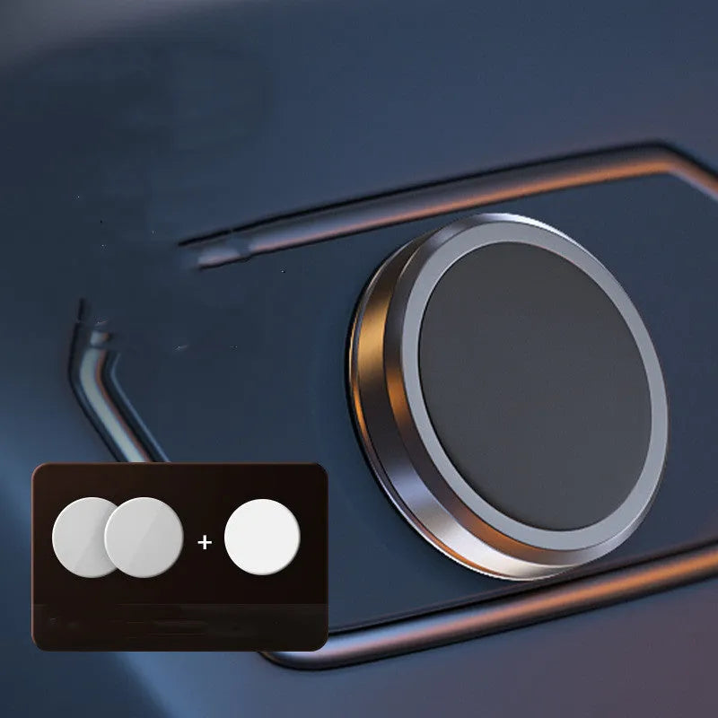 Obsidian Black magnetic adsorption mobile phone holder with alloy construction and centripetal force mechanism