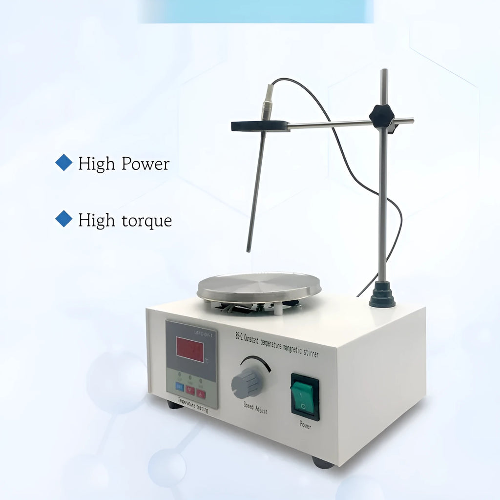 Digital display constant temperature heating magnetic stirrer laboratory analyzer XLD-85-2, 230x155x130mm, 12V, with AU/EU/UK/US plug options