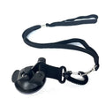 Pet bathing restraint set with suction cups, rope, and handcuffs in blue colour