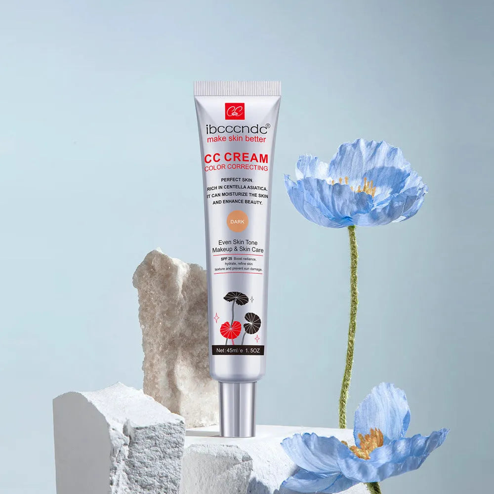 Erborian CC Cream colour correcting moisturiser tube in dark and light shades.