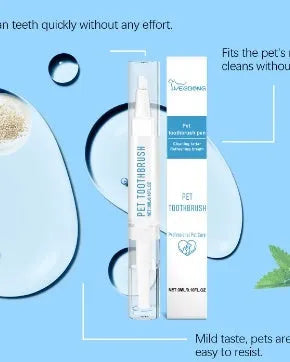Soft Breath Care pet toothbrush pen with 3ml toothpaste for dogs and cats