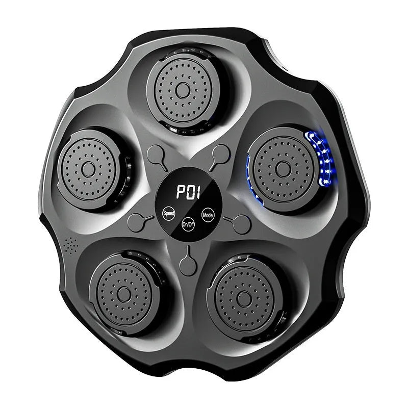 Bluetooth music boxing wall target with hanging design and included boxing gloves for home fitness training