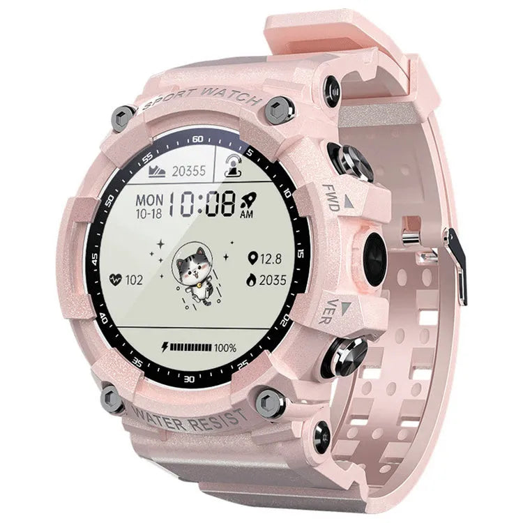 ATTACK 3 IP67 waterproof smart sports watch with round screen and TPU strap