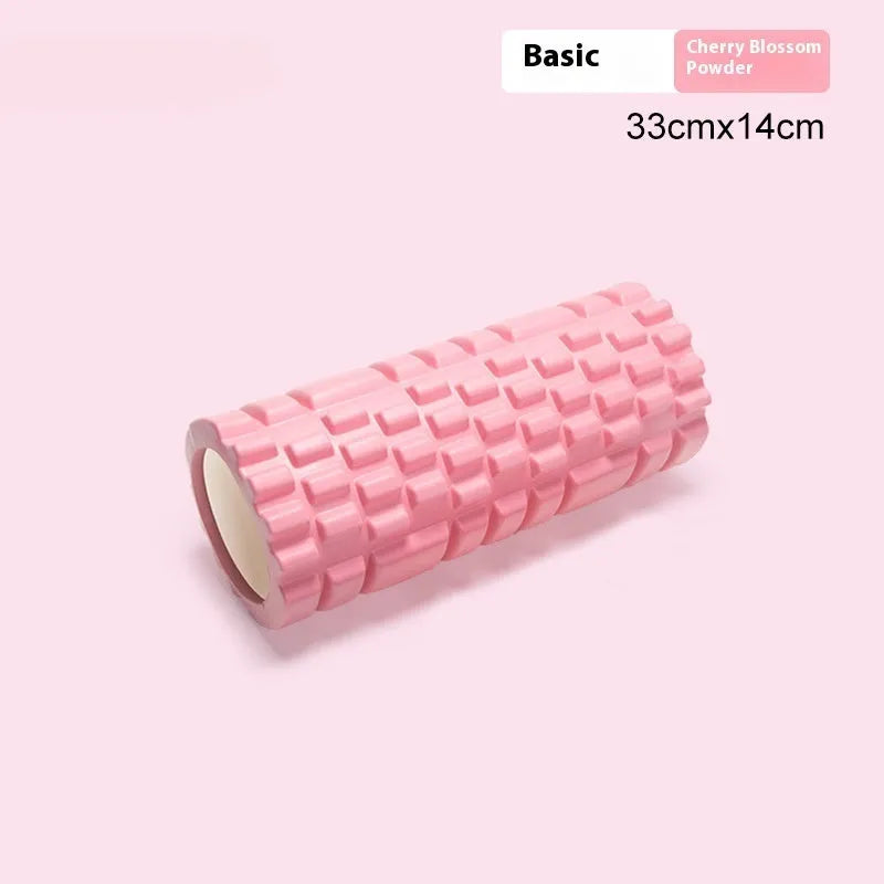 EVA foam roller for fitness in multiple sizes and colours including black, grey, pink
