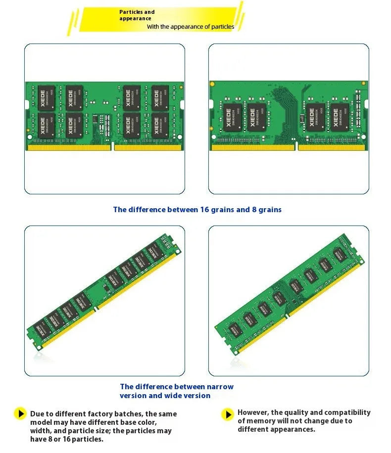4GB DDR3 1600MHz desktop computer memory module for AMD systems