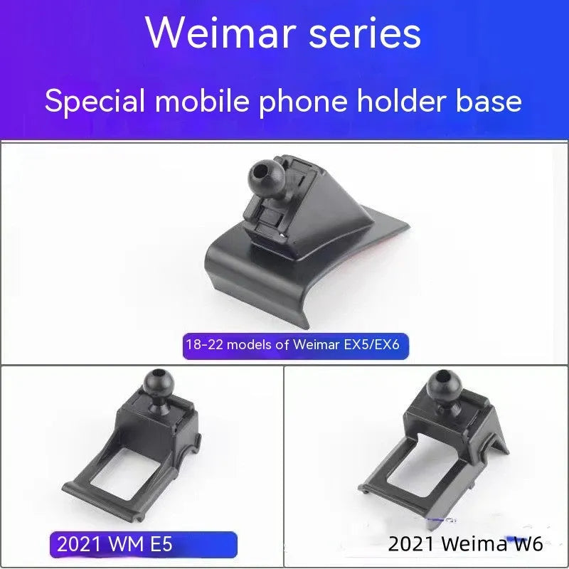 Goodway dashboard car phone holder with 360-degree rotation mounted in vehicle
