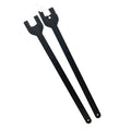 Land Rover fan wrench set showing 36mm and 40mm alloy steel tools for automotive repair