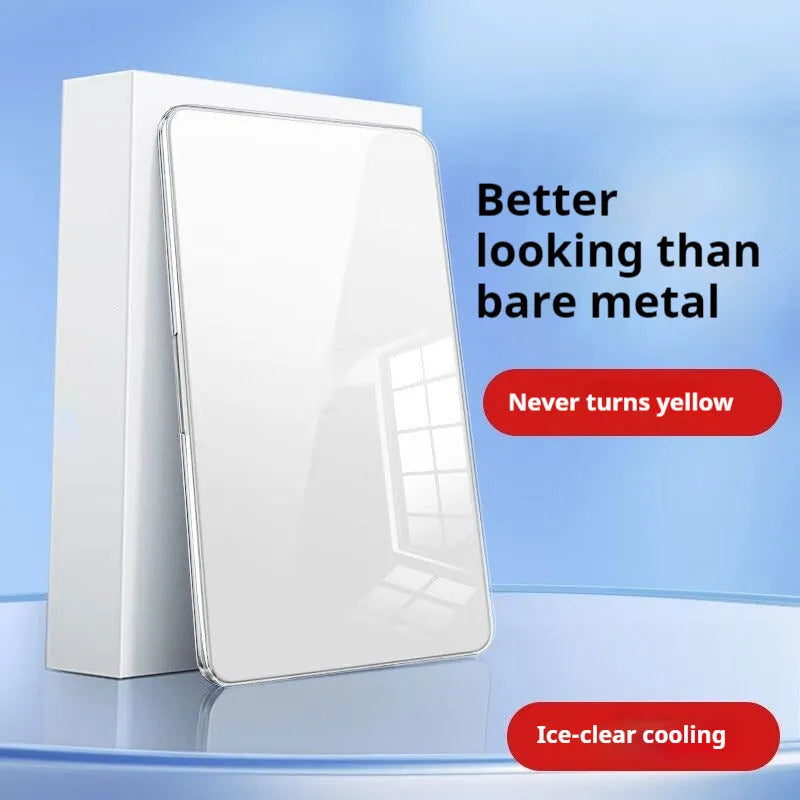 Transparent plastic protective shell case for MacBook Air and Pro laptops on a table