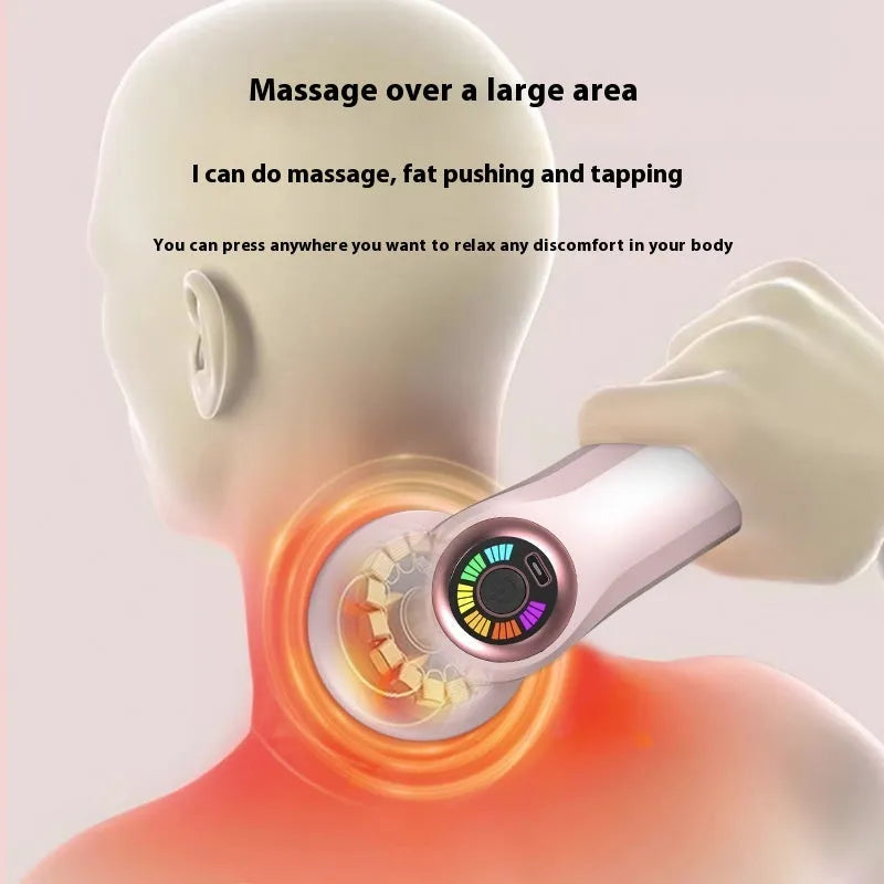 USB electric massager in black, pink, or white for cervical spine, back, waist, and leg massage.