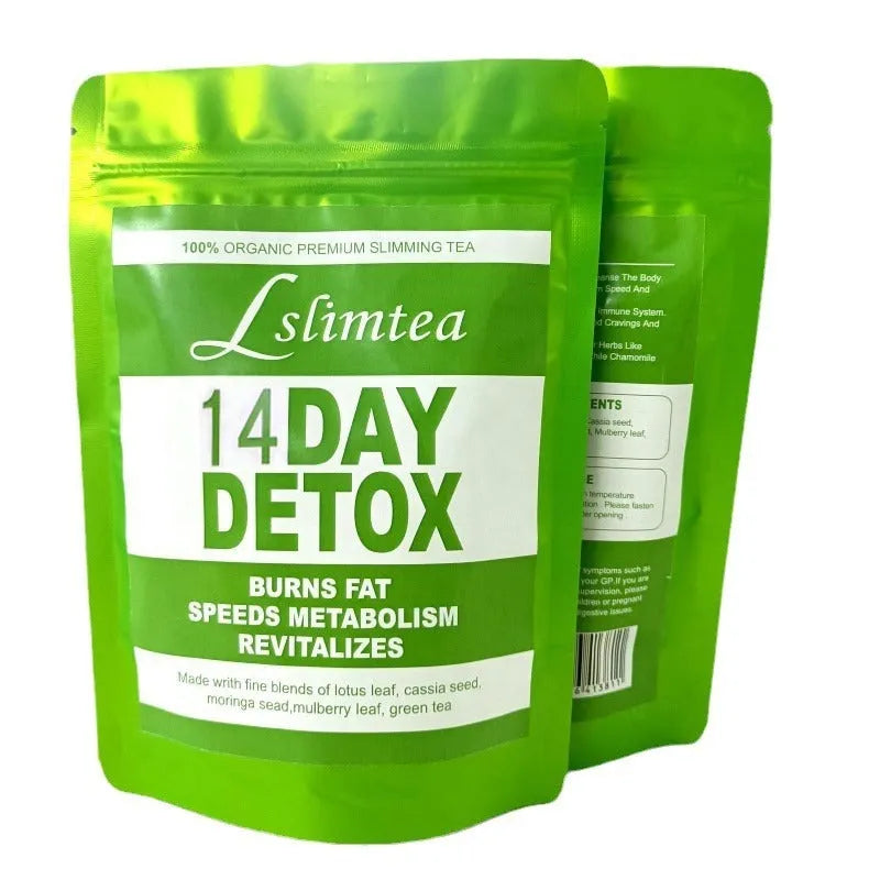 14 Days Herbal Detoxification Diet Tea pack with 14 individual 3g sachets