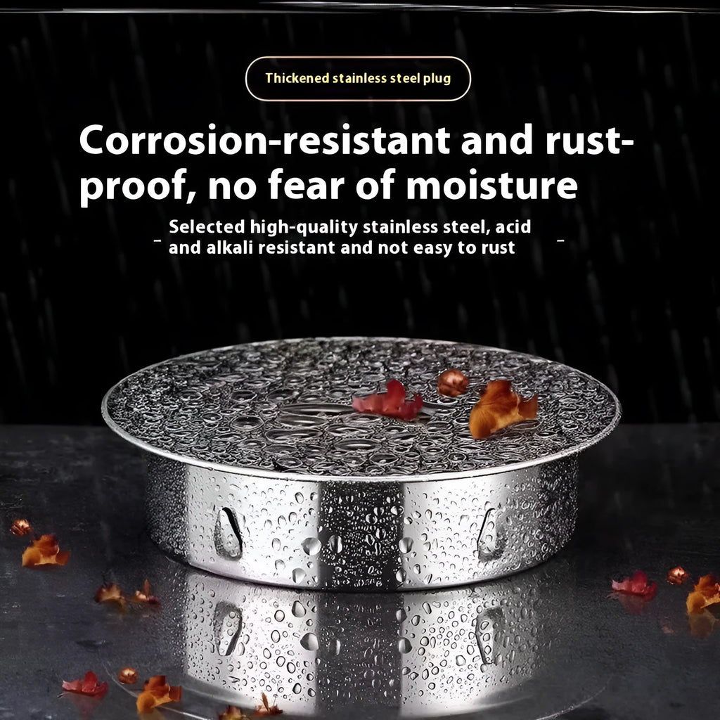 Stainless steel floor drain deodorant seal cover with modern design