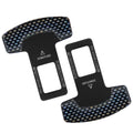 Aluminium alloy bottle opener key chain with 2.1cm lock tongue buckle in frosted carbon fibre finish