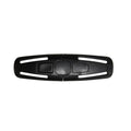 Black nylon PA66 child safety seat belt buckle clip for 5-point harness systems
