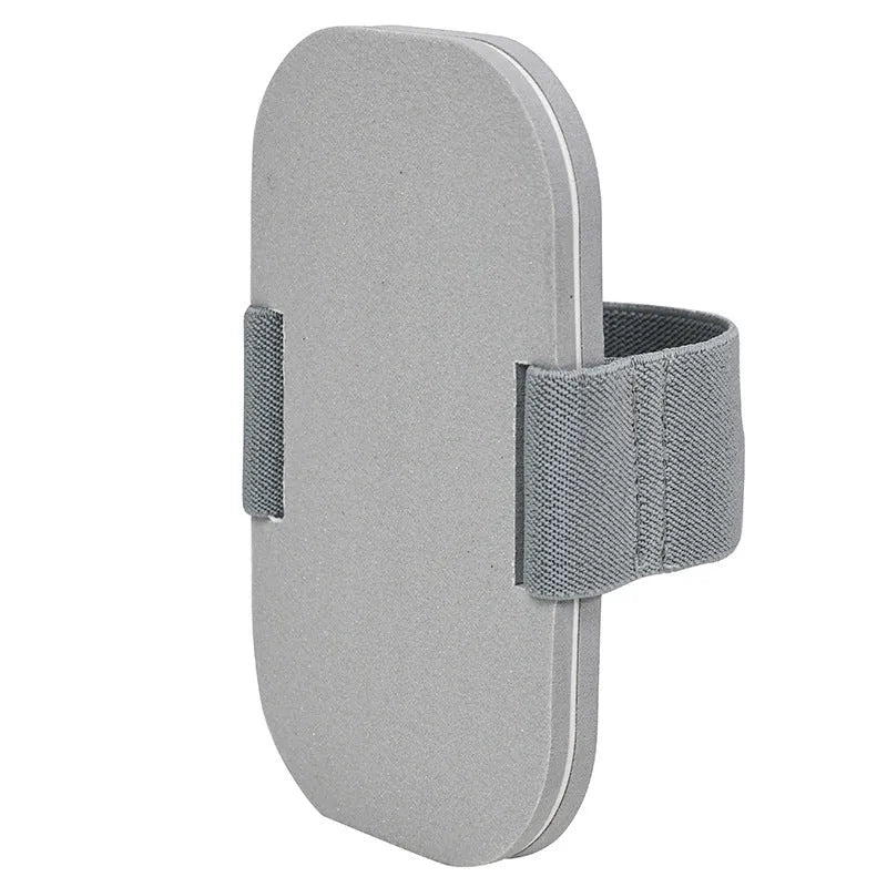 Grey detachable dog nail file with claw grinder and scraper for cats and dogs, EVA polyester, 16cm x 14cm