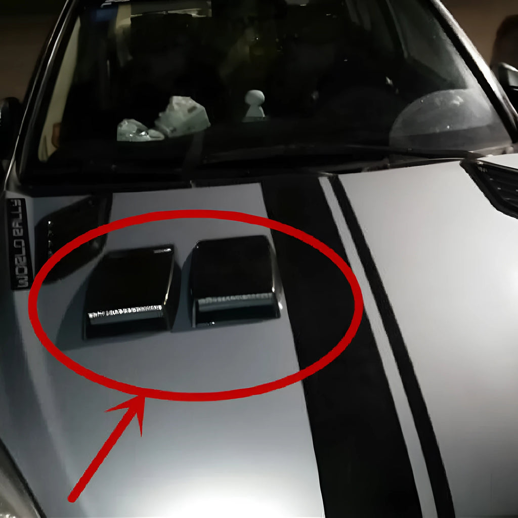 Car decoration simulation air vent in black, white or silver colours with ABS plastic construction