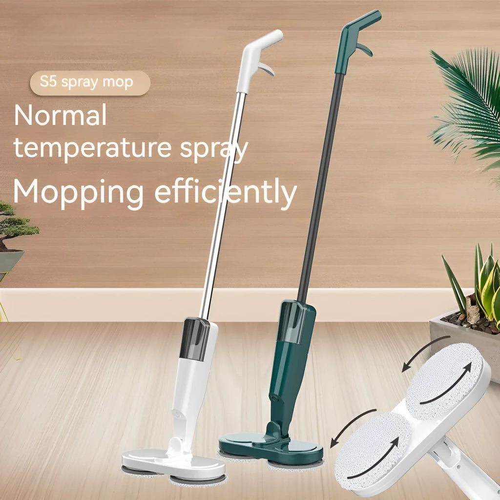 Lazy wireless sweeping and mopping machine in S5 Green colour with USB charging port