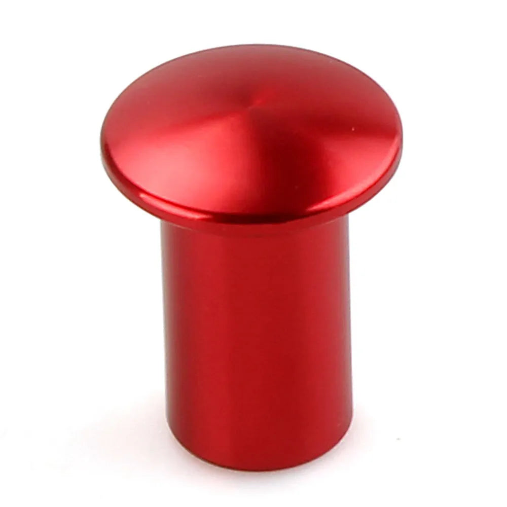 Aluminium alloy hydraulic hand brake release button cap for car modification in five colours