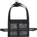 Black nylon calf sling for weighing large dogs and small livestock animals