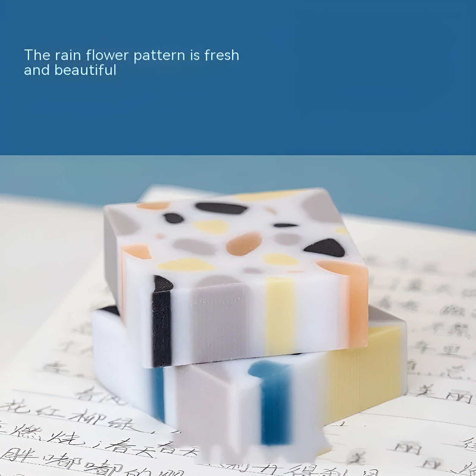 Super Clean Traceless rubber eraser in brick shape modelling for student stationery