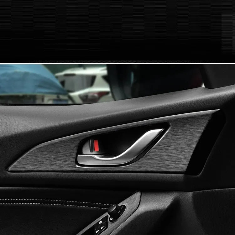 Unksera car interior decorative film sticker kit for centre console, instrument panel, and door handle modification