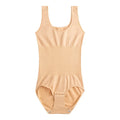 Women's seamless nylon corset bodysuit for waist support and body sculpting