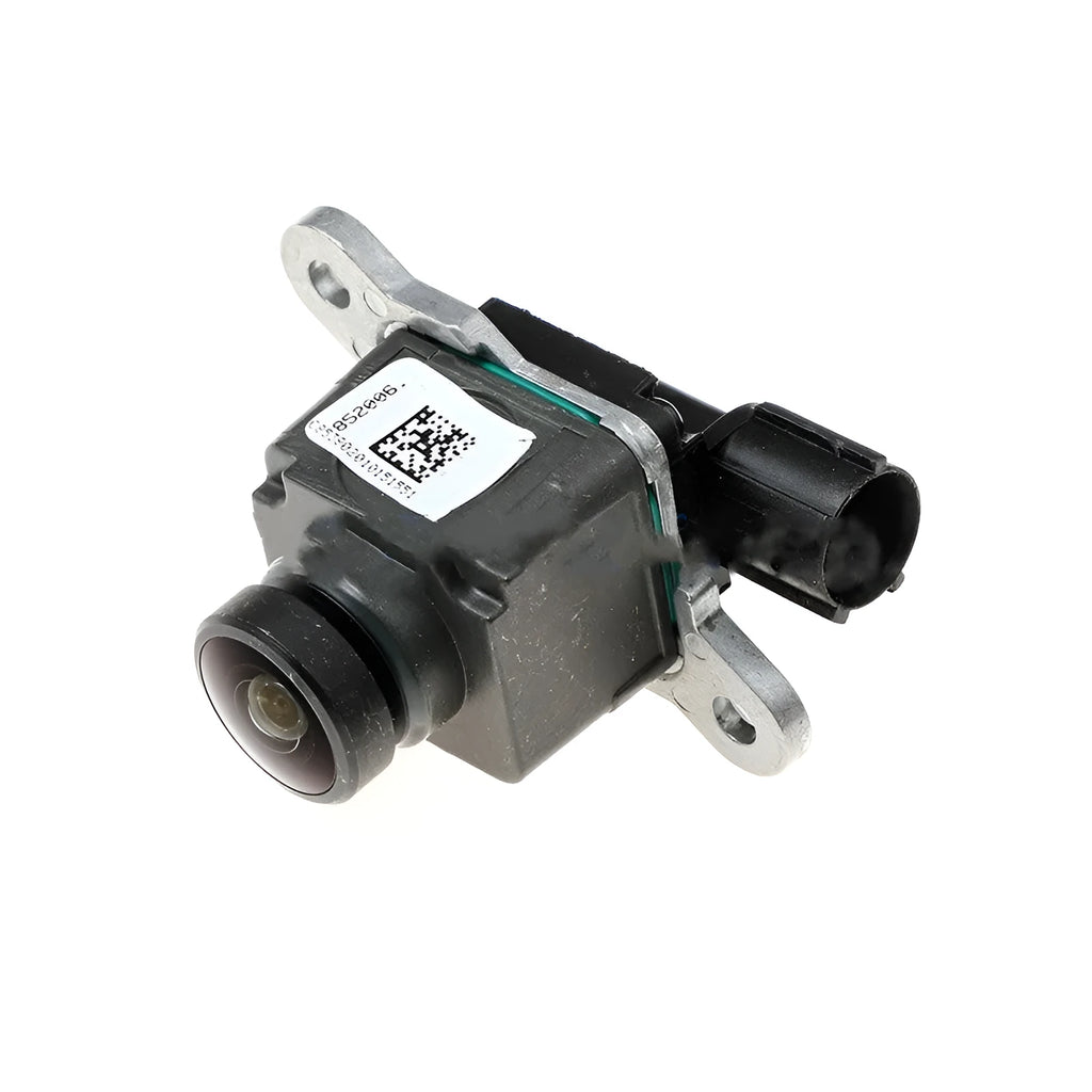 Black plastic reversing camera for Dodge trucks with rotating adjustment feature
