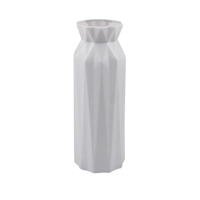 Drop-resistant melamine vase in green, grey, pink or white with 7.2cm base