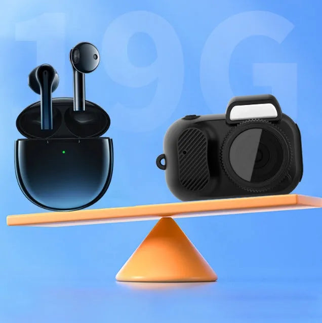 Black Y3000 HD outdoor sports camera with small screen, compact size for student travel and video recording.