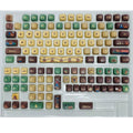 Capabala 130-key ABS plastic mechanical keyboard keycap set shown in a pile, MOA profile.