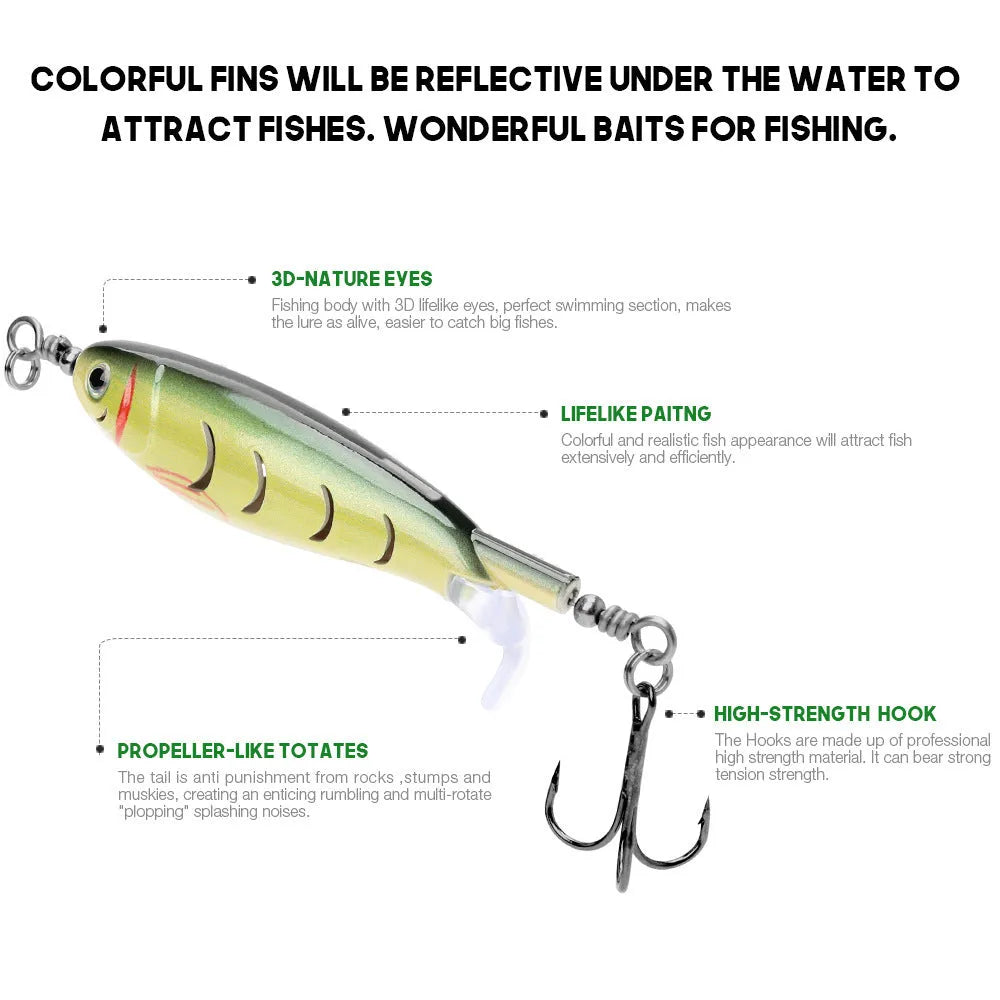 7.5cm minimalist road fishing bait with bionic construction showing colour variations