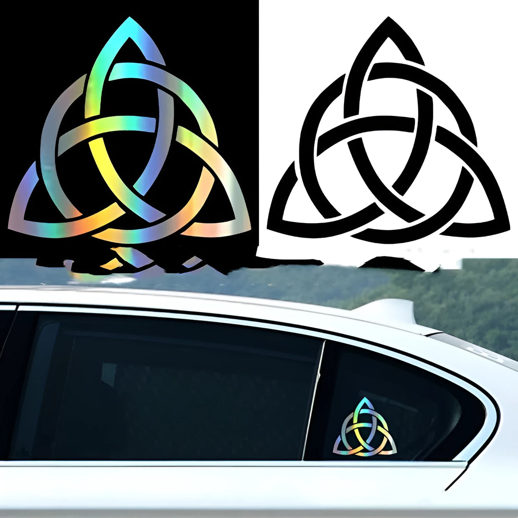Automobile exterior sticker decal for car body customisation in black, white and laser colour options