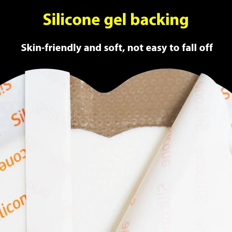 Large skin-colour silicone gel foam bedsore prevention dressing sticker