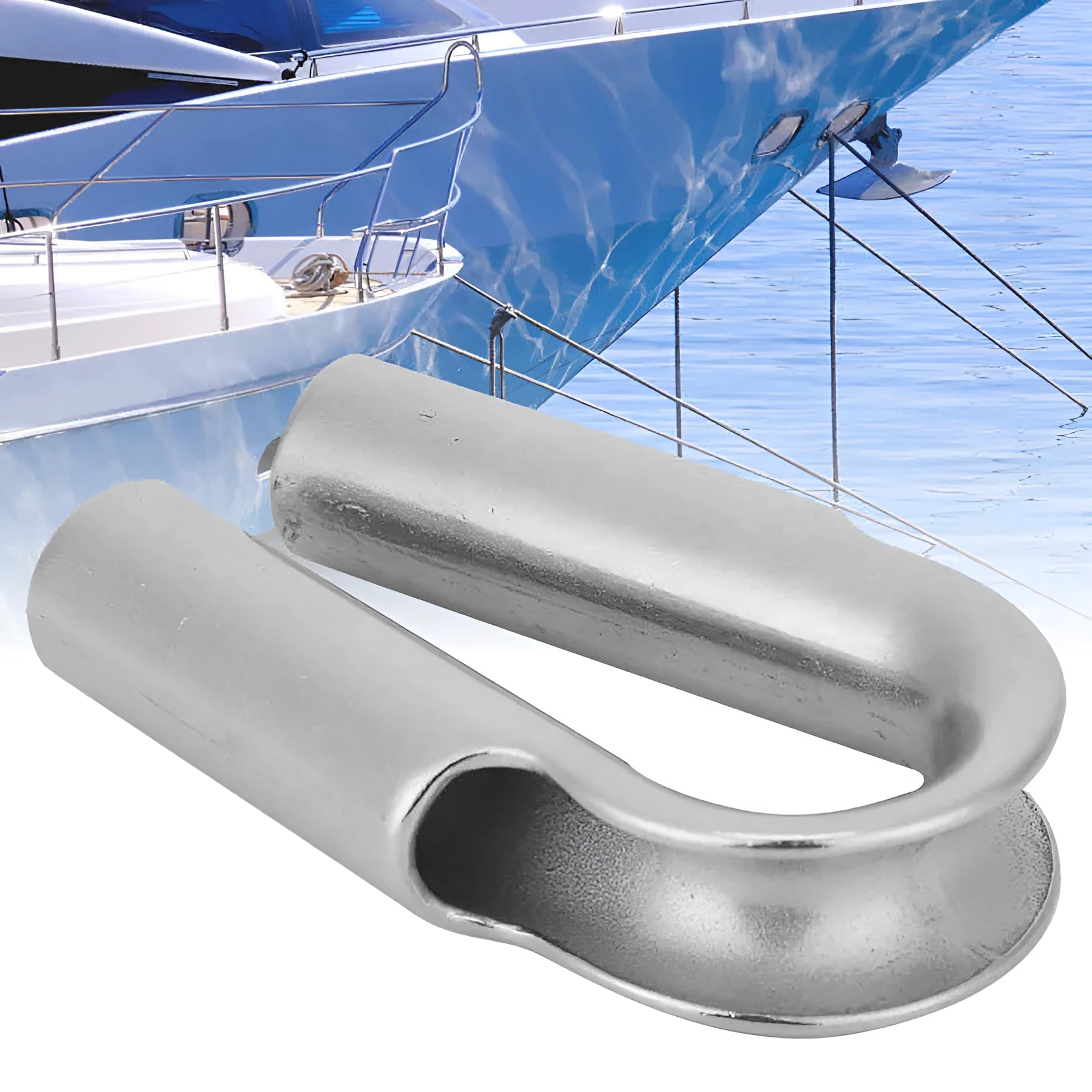 Stainless steel tubular chicken heart ring, a round sleeve ring for industrial fastening.