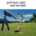 Golf putter laser aiming instrument accessory for putting alignment training with four style configurations