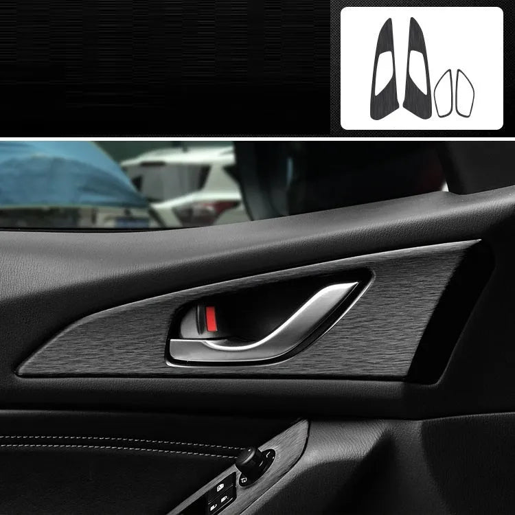 Unksera car interior decorative film sticker kit for centre console, instrument panel, and door handle modification