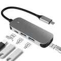 USB-C 7-in-1 expansion dock with HDMI port, USB 3.0 hub, and cable separator features