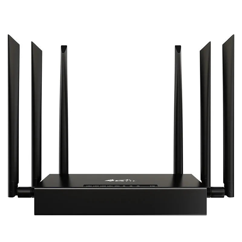 Industrial-grade 4G/3G router with removable iron box casing and multiple power supply configurations