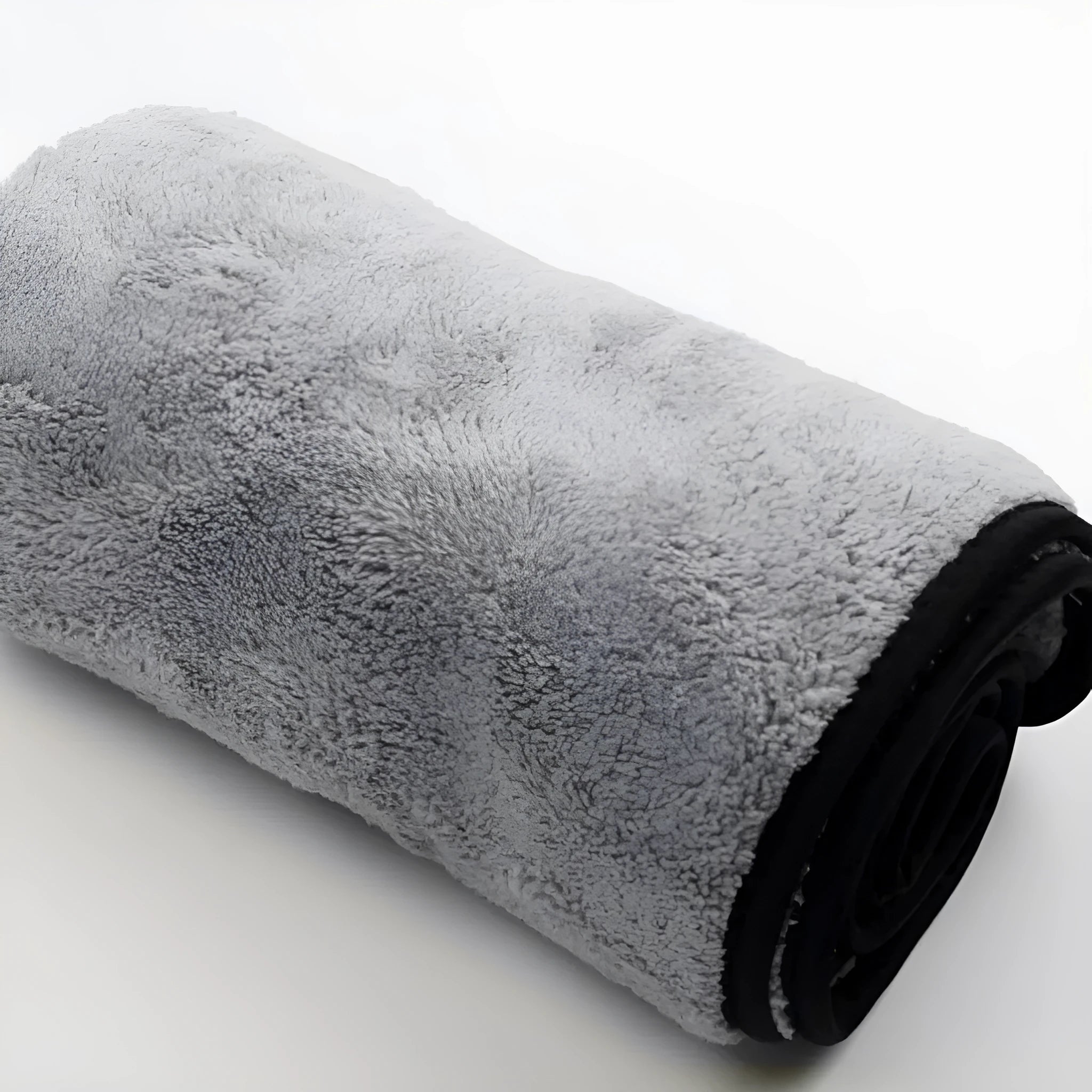 Microfiber car wash towel shown in three size options for vehicle and household cleaning